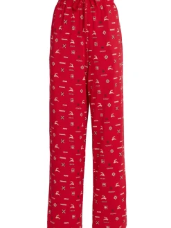 Modal henley top & pants sleep set