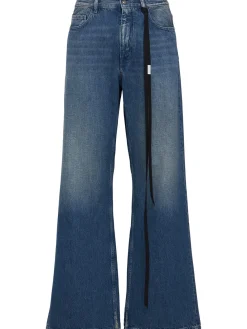 Modest 5-pocket relaxed bootcut jeans