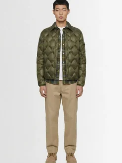 Moulleau quilted nylon down shirt jacket