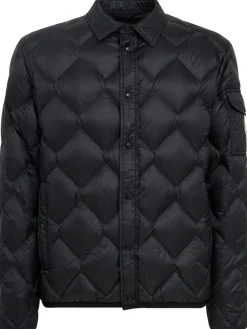 Moulleau quilted nylon down shirt jacket