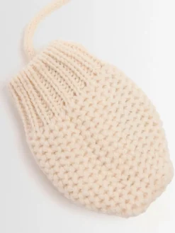 Muffole in maglia di misto lana