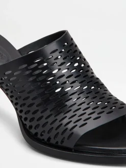 Mules in pelle 75mm