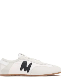 New Retro Trainer leather blend sneakers