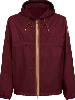 Nidge nylon hooded casual jacket