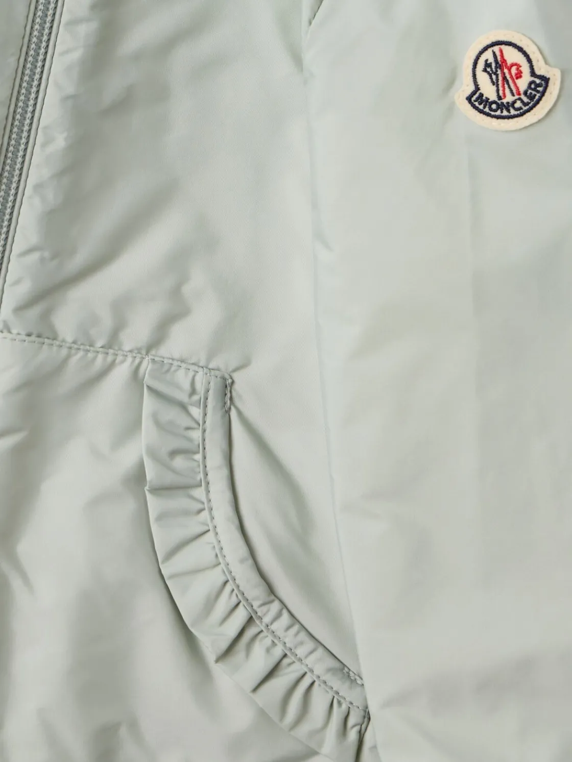 Nigar nylon hooded rain jacket