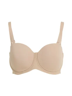 Nylon blend strapless bra