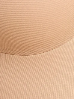 Nylon blend thong bodysuit