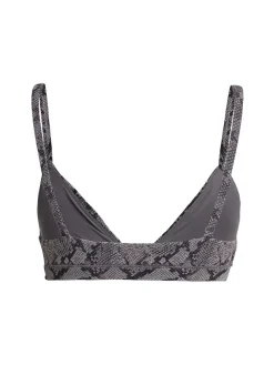 Nylon blend triangle bralette