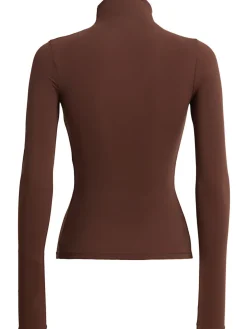 Nylon blend turtleneck top