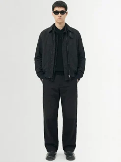 Nylon jacquard pants