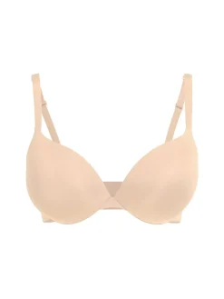 Nylon push-up plunge bra