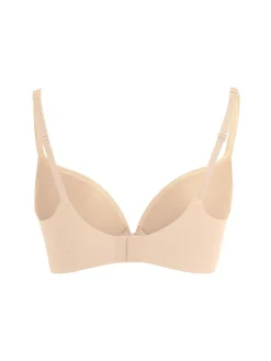 Nylon push-up plunge bra