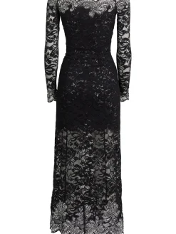 Off-the-shoulder long dress