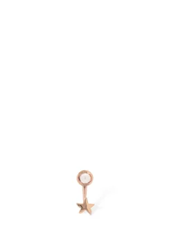 Orecchino singolo Stellina in oro rosa 9kt