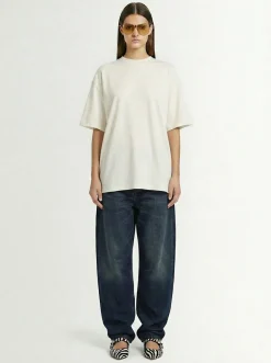 Oversized cotton short sleeve t-shirt