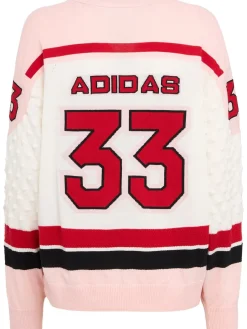 Oversize knit jersey sports top
