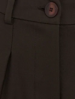 Oversize wide-leg suit pants