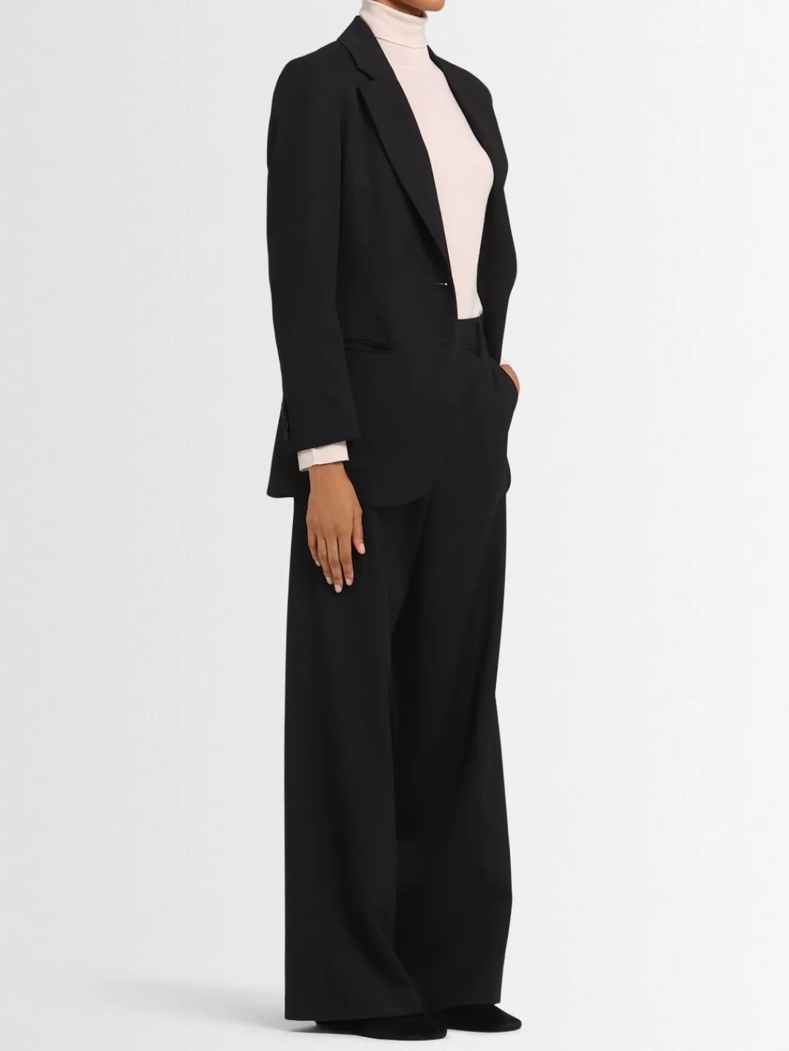 Pantaloni Amira in twill di lana