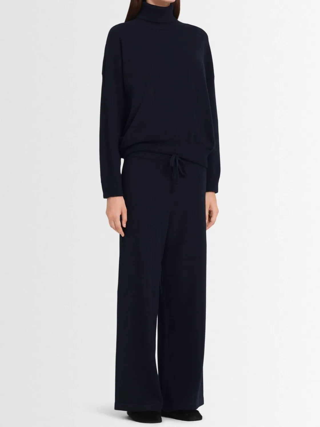 Pantaloni Aurora in maglia di lana