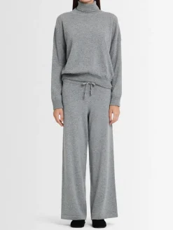 Pantaloni Aurora in maglia di lana