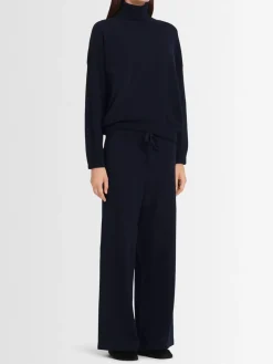 Pantaloni Aurora in maglia di lana