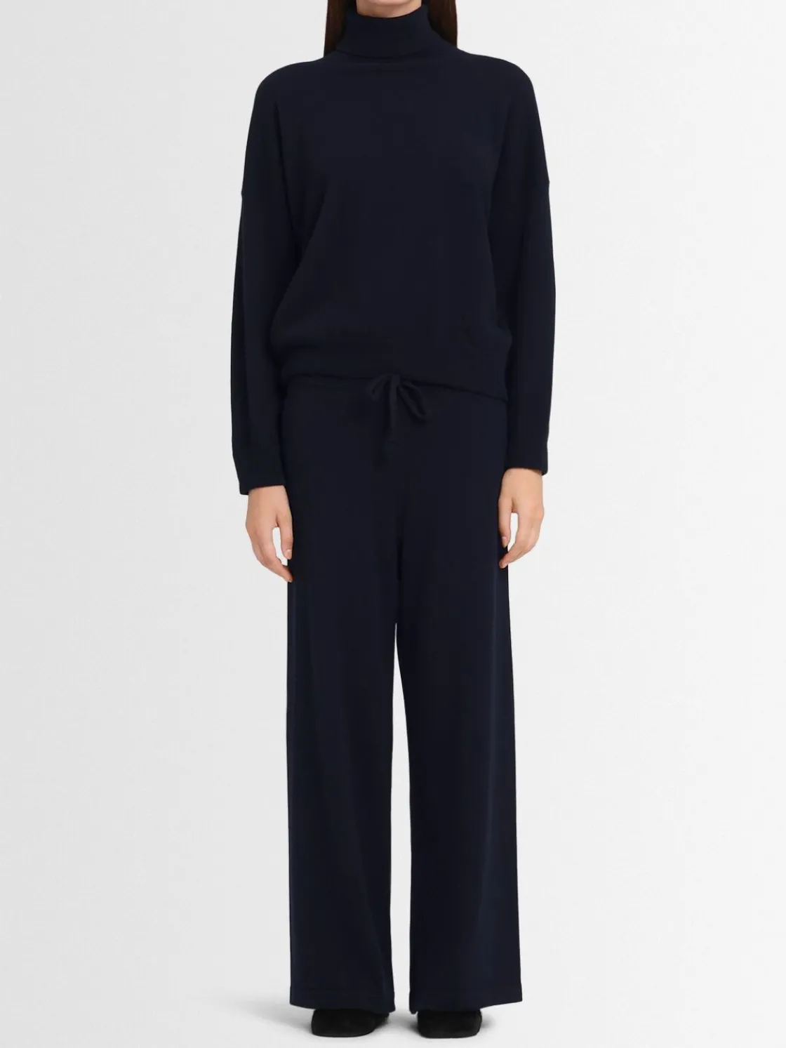 Pantaloni Aurora in maglia di lana