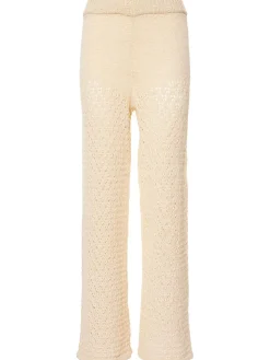 Pantaloni Calla in maglia di cotone organico