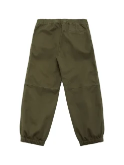 Pantaloni cargo in gabardina di cotone