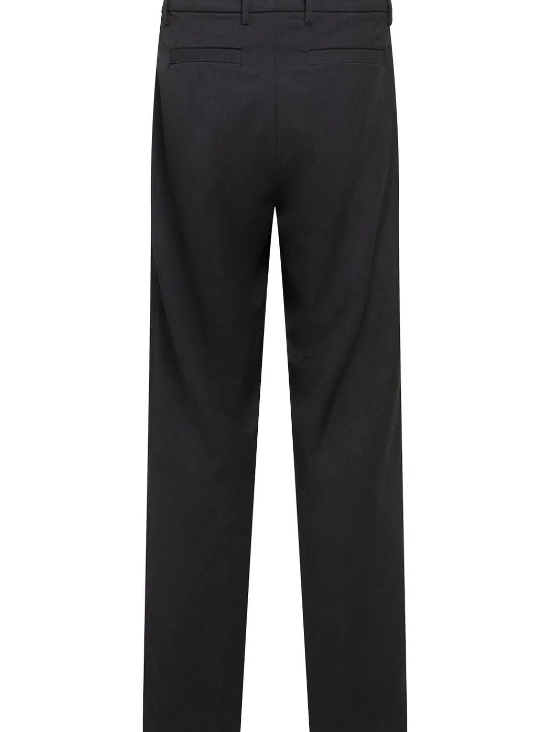 Pantaloni chino ampi in twill di lana