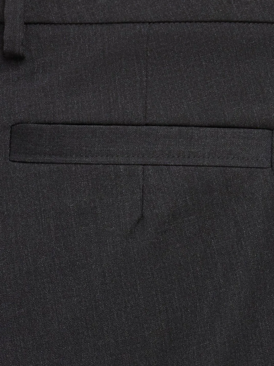 Pantaloni chino ampi in twill di lana
