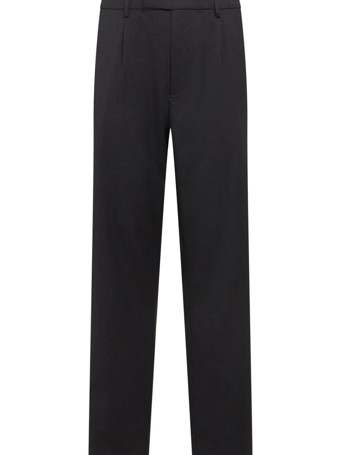 Pantaloni chino ampi in twill di lana