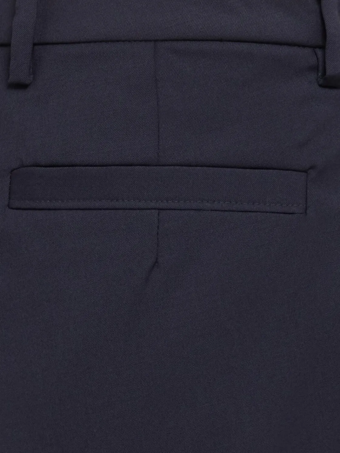 Pantaloni chino ampi in twill di lana