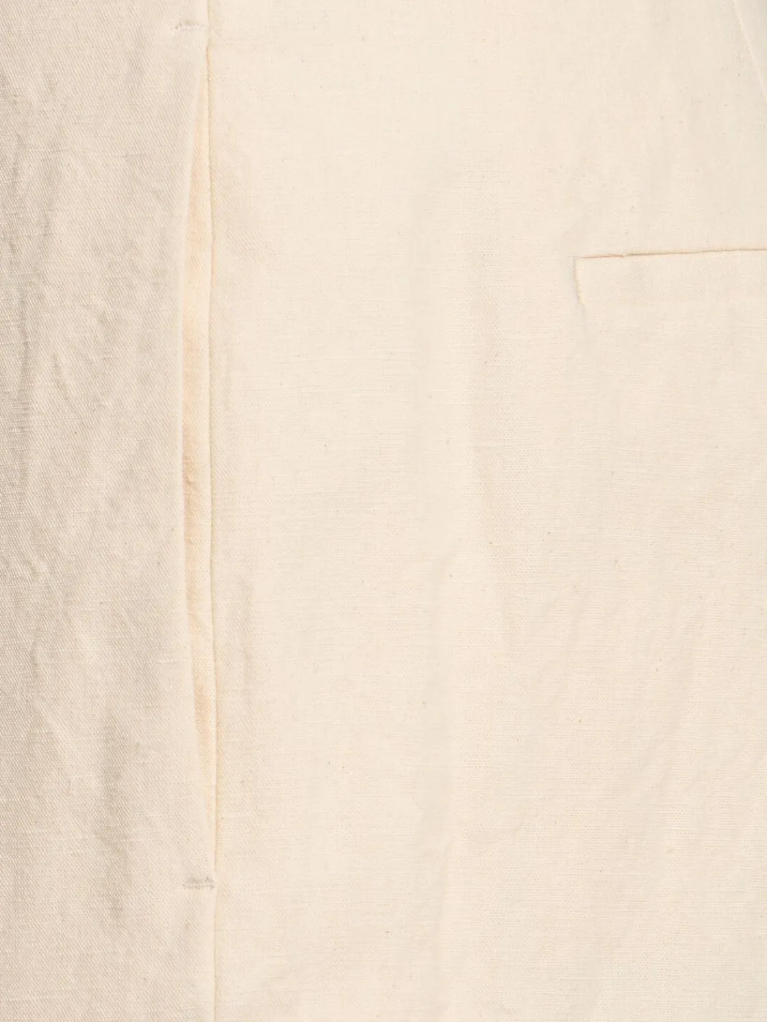 Pantaloni cropped Credo in lino e cotone
