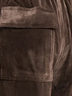 Pantaloni Dietrich in velluto con coulisse