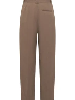 Pantaloni dritti Alfidis in gabardina di cotone