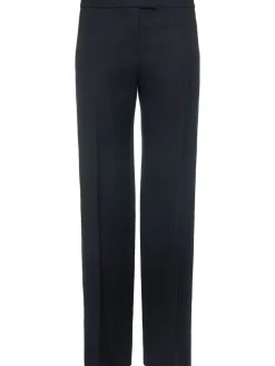 Pantaloni dritti Callen in misto lana vergine