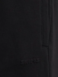 Pantaloni dritti in felpa di misto cotone