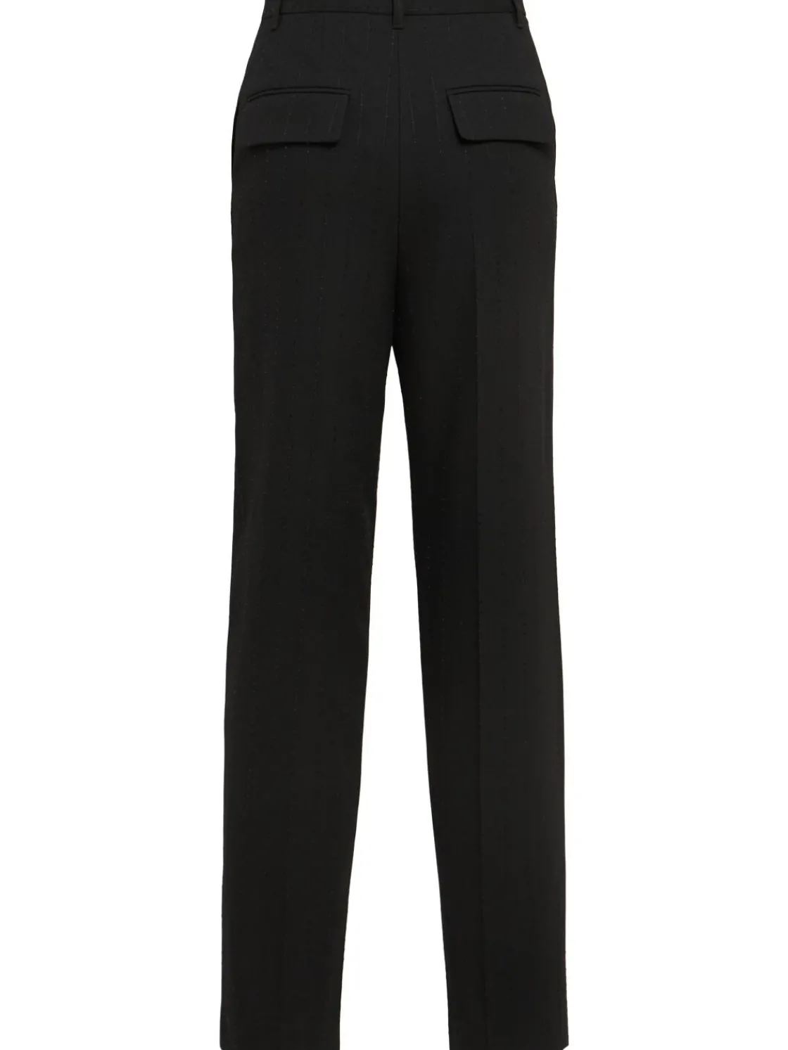 Pantaloni dritti in misto viscosa