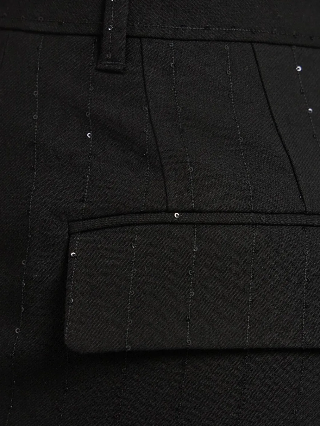 Pantaloni dritti in misto viscosa