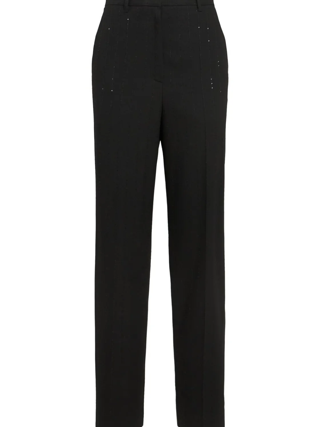 Pantaloni dritti in misto viscosa