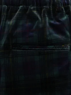 Pantaloni dritti in velluto di cotone