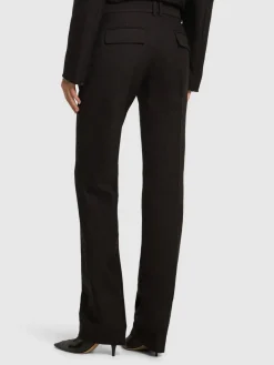 Pantaloni dritti Selvie a vita bassa