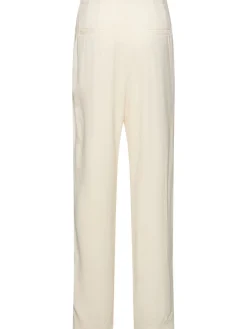 Pantaloni Emery in crepe di lana e viscosa