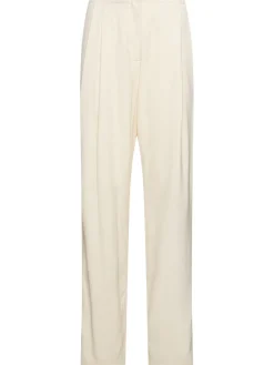 Pantaloni Emery in crepe di lana e viscosa
