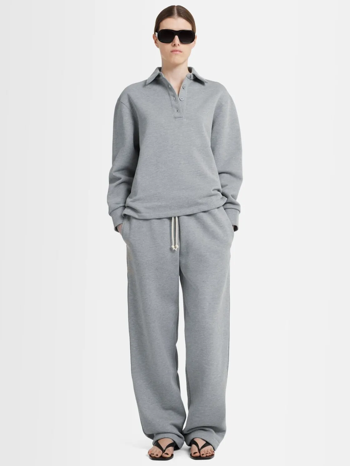 Pantaloni Eva in felpa di cotone