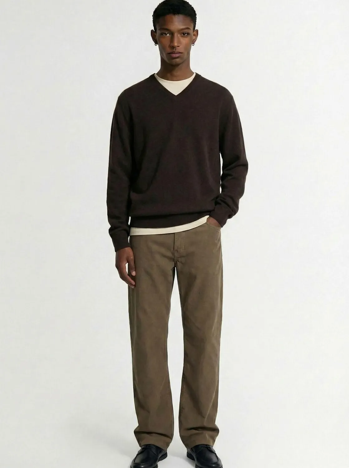 Pantaloni Fred in cotone a costine