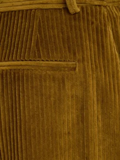 Pantaloni gamba ampia Lidie a coste