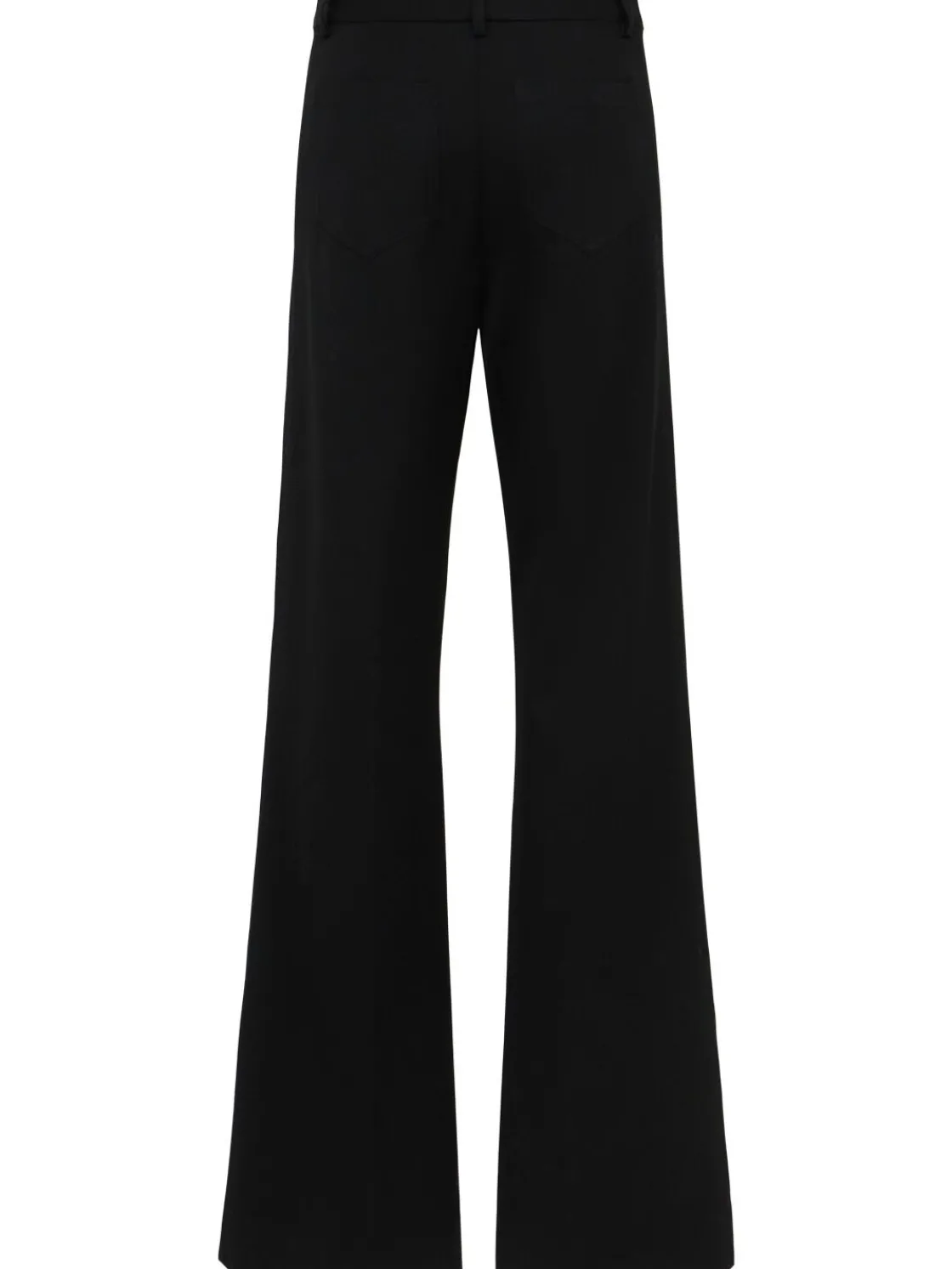Pantaloni gamba dritta Malika in twill di lana