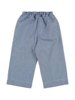 Pantaloni in cotone a righe