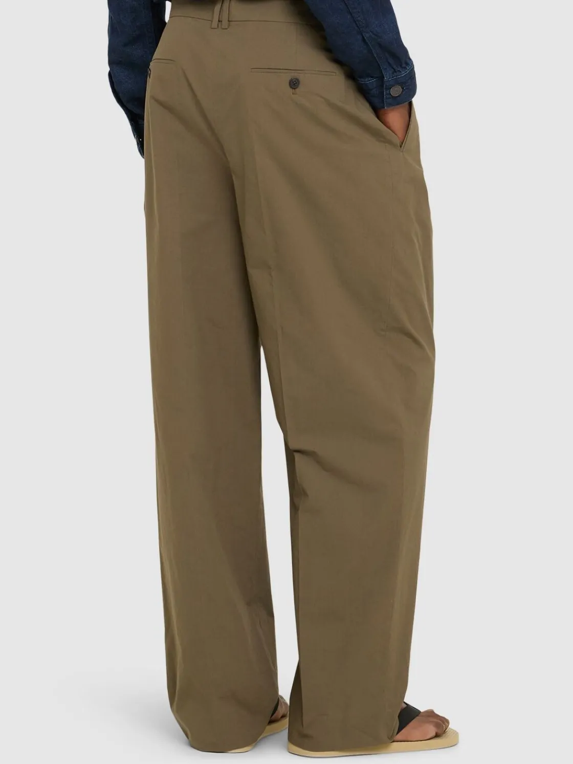 Pantaloni in cotone con pinces Silas